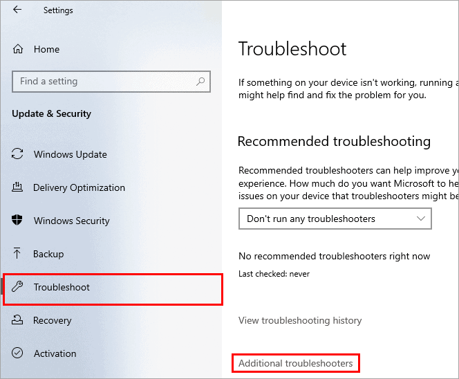 troubleshooting speech tool