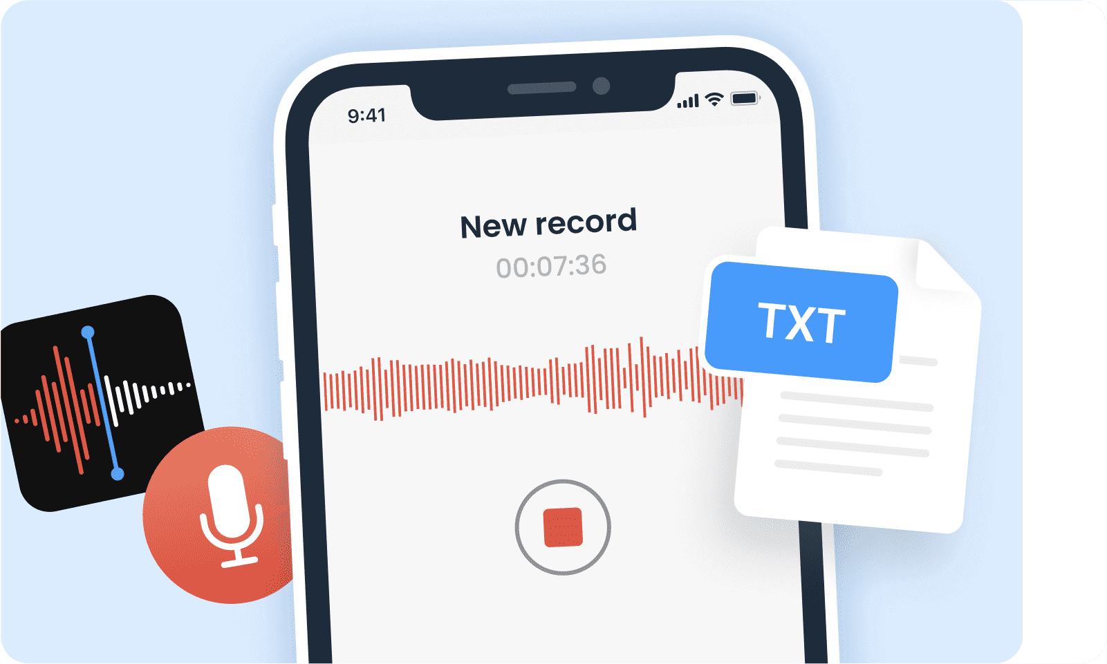 Transcribe voice memos to text