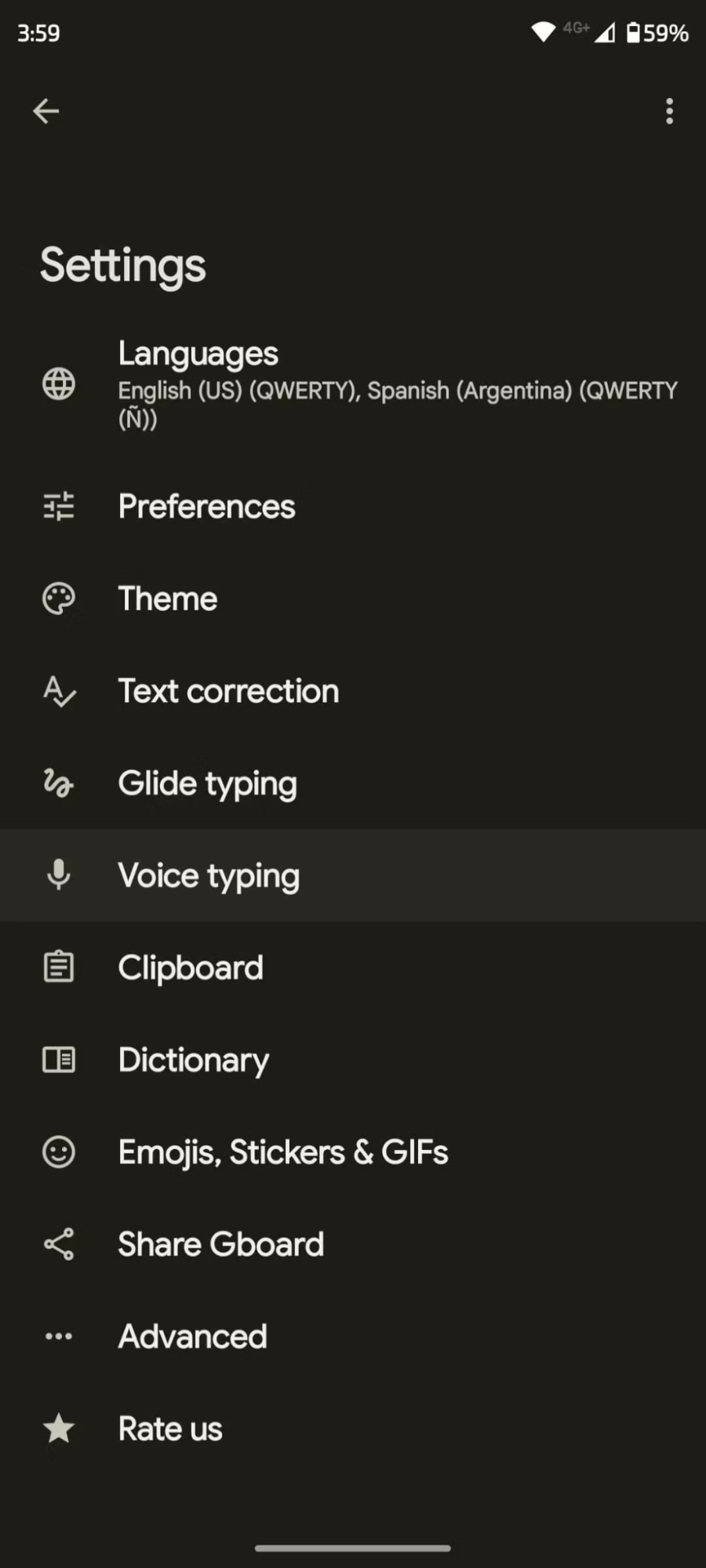 select ‘Voice typing.’