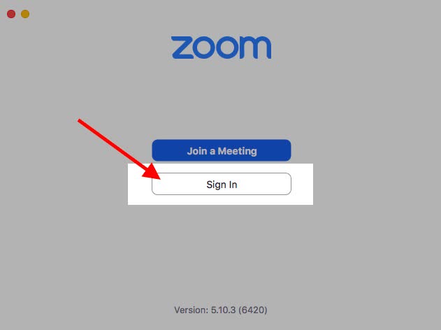 Open the Zoom client