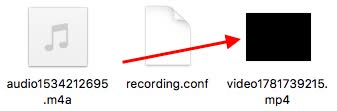 Double-click on the .mp4 file
