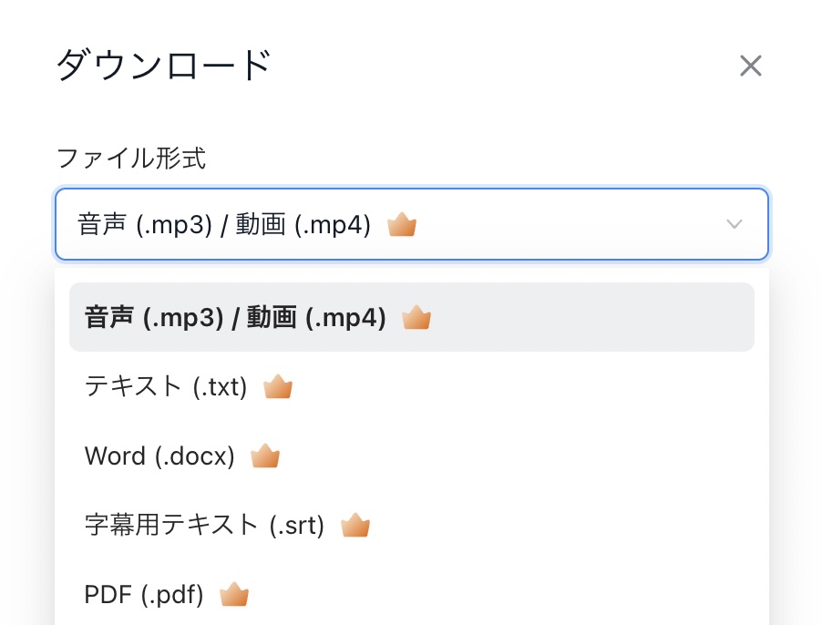 NottaでMP3変換する方法9