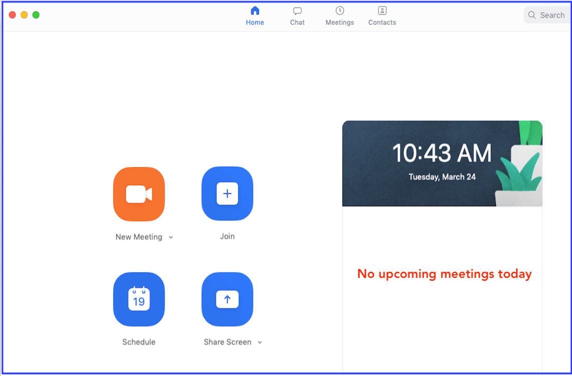 Zoom Not Showing Upcoming Meetings